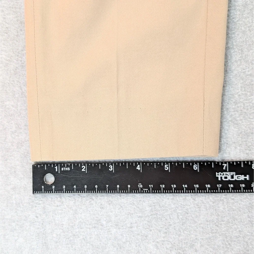 Hermes Mens Tan Chino Trousers Rope Detail Flat Front Pant Made in Italy 33x30.5